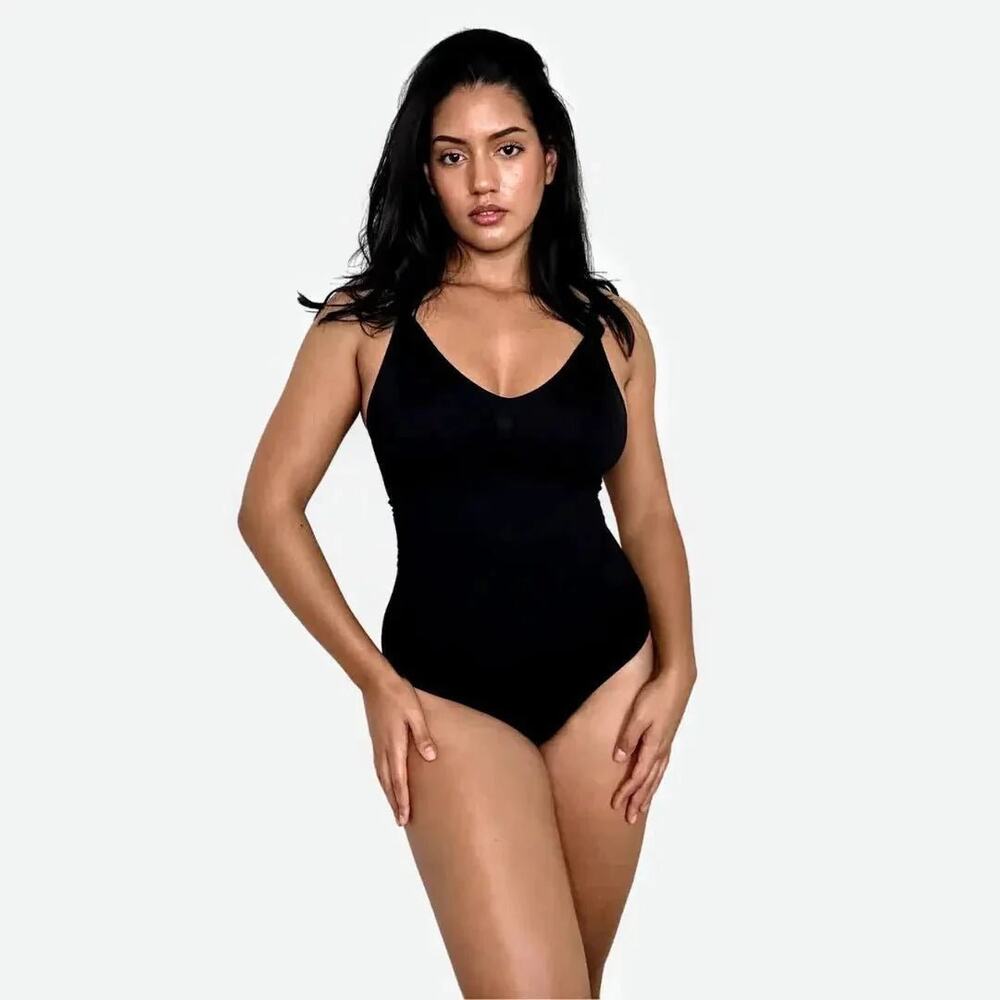 NIB NWT Luxmery‎ Sculpting Bodysuit Black / XL/2XL / Original